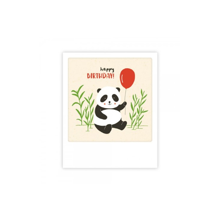 Mini carte - Happy birthday panda bear - MP0489EN