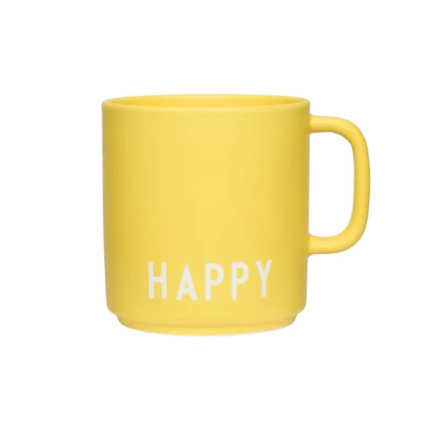 Mug - Happy Jaune