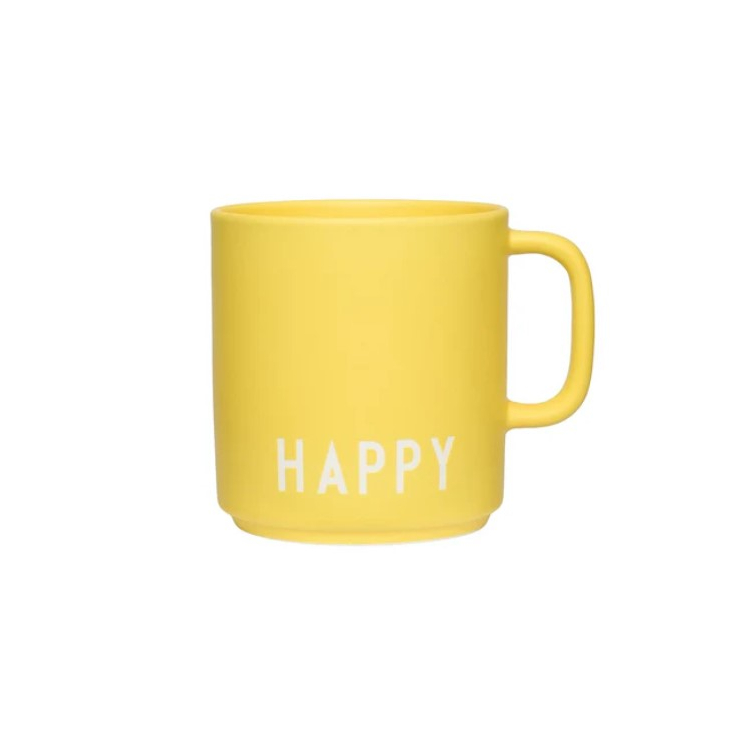 Mug - Happy Jaune