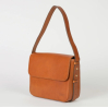 Sac Gina - cuir classique lisse - Cognac