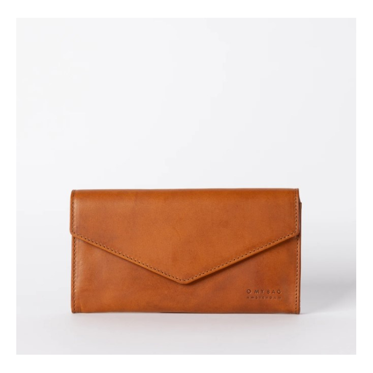 Portefeuille enveloppe Pixie - Cognac Leather