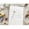 Papillonnage - carte postale - et t'écrire encore que je t'embrasse