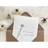 Papillonnage - carte postale - et t'écrire encore que je t'embrasse