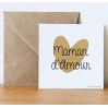 Carte & enveloppe - Maman d'amour
