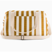 Sac à langer Raphaël - Rayures - Caramel et ecru