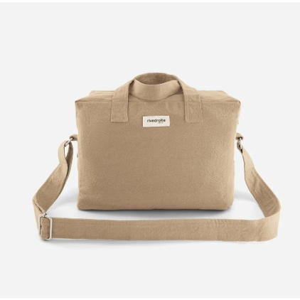 Sauval le city bag en coton recyclé - Beige