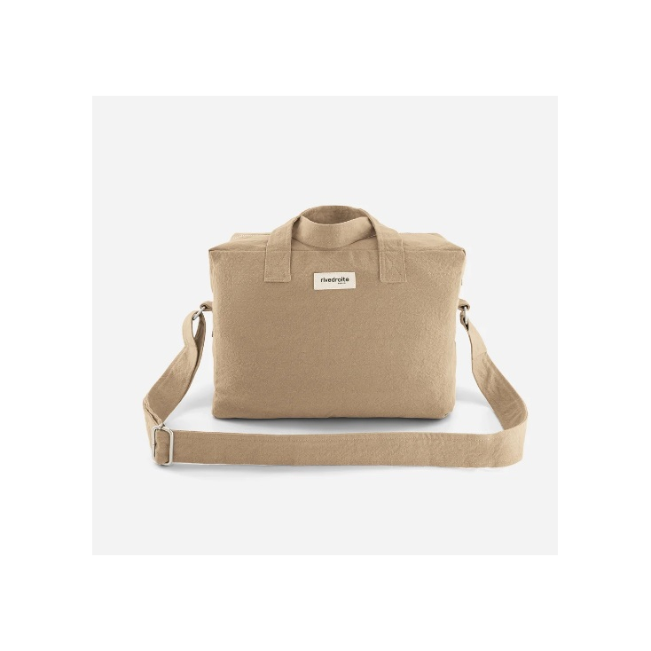 Sauval le city bag en coton recyclé - Beige