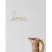 Mot en laiton doré - home