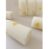 Bougie en cire d'abeille blanchie - Doux Coeurs