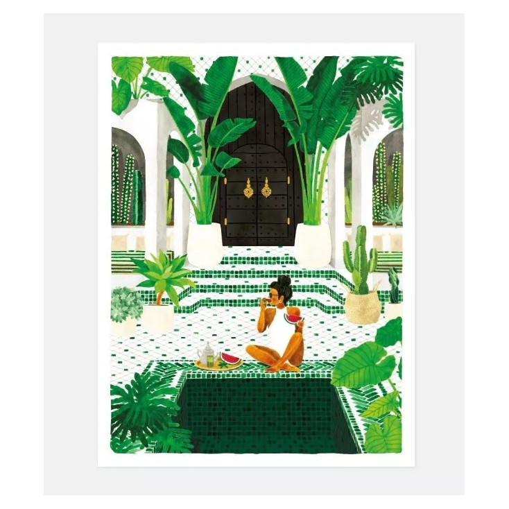 Affiche décorative - Small - Medina - 18x24 cm