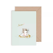 Carte double avec enveloppe - Plein de Bisous
