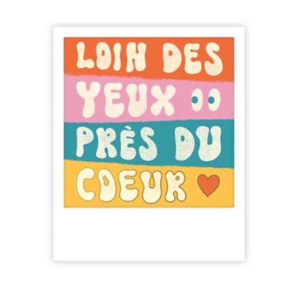 Mini carte - Loin des yeux - MP0847FR