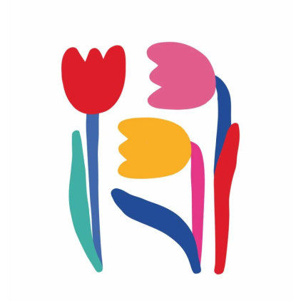 Serviettes en papier - Tulipes - 133002546