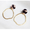 Boucles d'oreilles Britt Léopard - E038