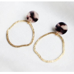 Boucles d'oreilles Britt Léopard - C040