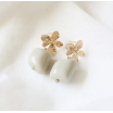 Boucles d'oreilles Alice - gris - D030