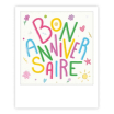 Mini carte postale - bon anniversaire - MP1042FR