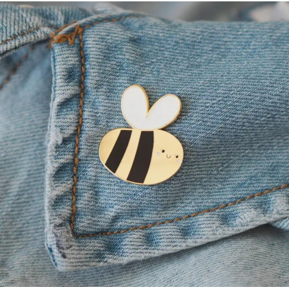 Broche en émail - Abeille