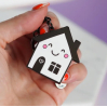 Porte-clés émaillé - Happy House