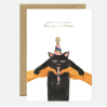 Carte A6 avec enveloppe - Whatever cat bday