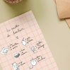 Carte avec enveloppe - Recette du bonheur