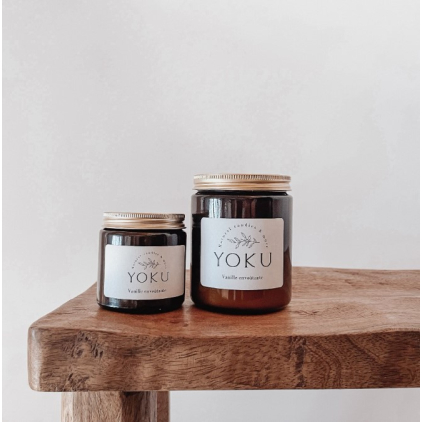 Bougie ambré - 250ml - Vanille