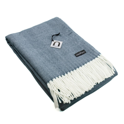 Skagen throw - dark blue