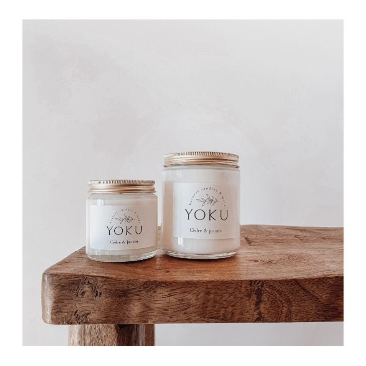 Bougie transparente - 250ml - Cèdre & Jasmin