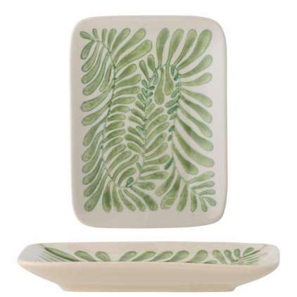 Assiette Fauni Grès - Vert