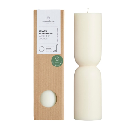 Organic Candle - Large - Off White - TC0061.33