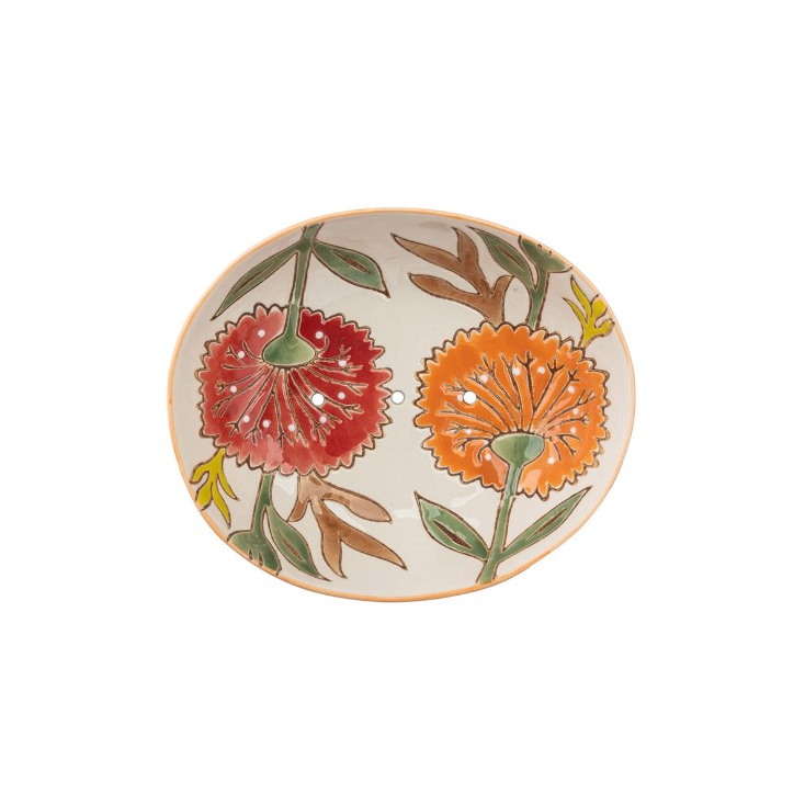 Soap Dish - summer - rouge et orange - POR709