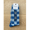 Chaussettes - Qui courent vite - damier bleu - 40/45