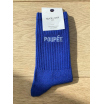 Chaussettes - Poupée - bleu paillettes - 36/40