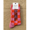 Chaussettes - Qui courent vite - Damier rose - 36/40