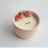 Bougie fleurie - Fleur de coton - Small