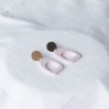 Boucles d'oreilles - glance - 02 - rose