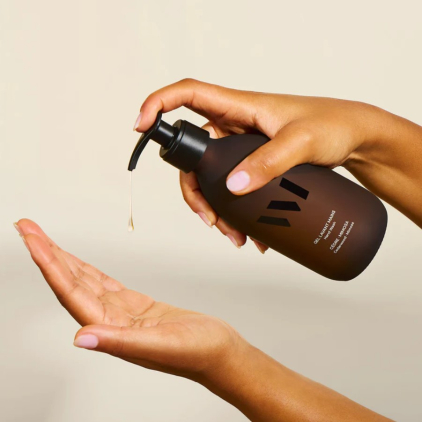 Flacon ambré Gel Lavant Mains 290ml - Cèdre et mimosa