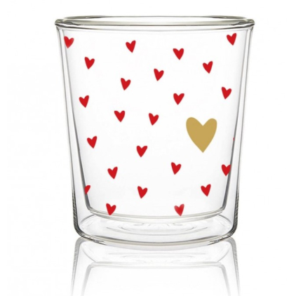 Verre double paroie - Little Hearts - 603899