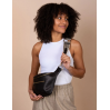 Sac Banane Drew - Black Soft Grain Leather