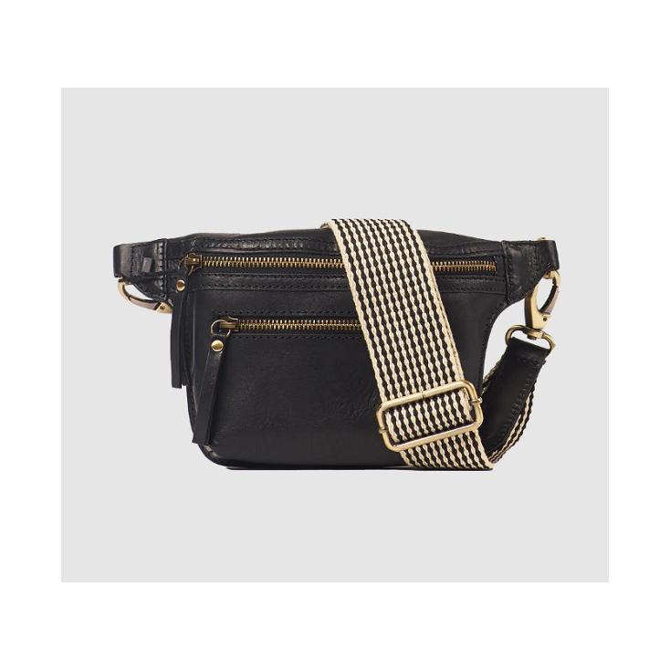 Sac Banane Beck - Black Stromboli Leather