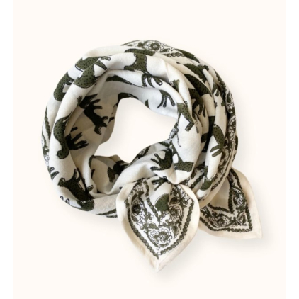 Foulard Latika - Bengale - Eucalyptus