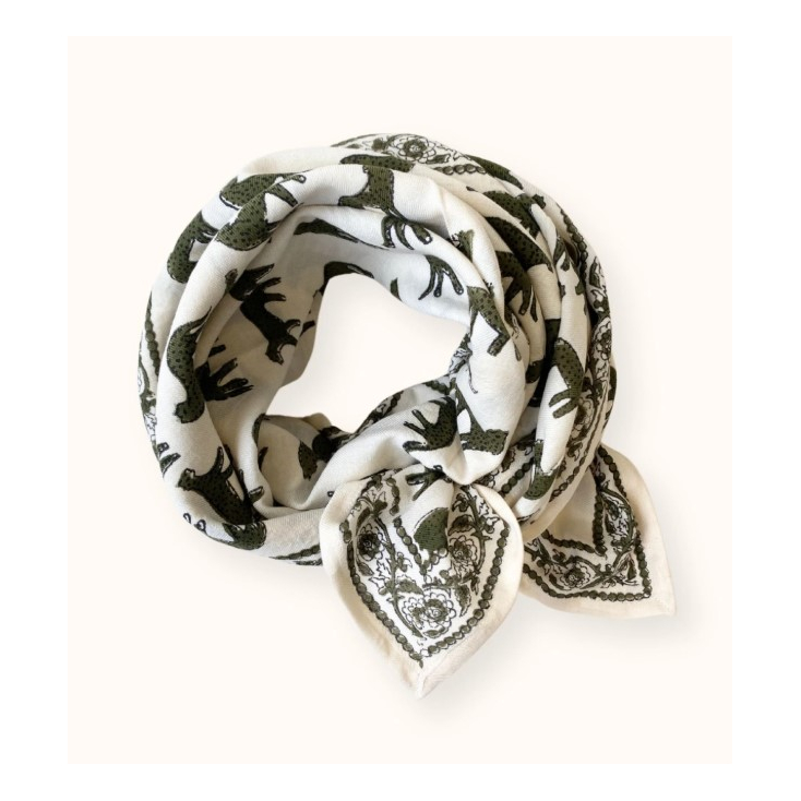 Foulard Latika - Bengale - Eucalyptus