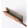 Lola Coin Purse - Cognac Croco