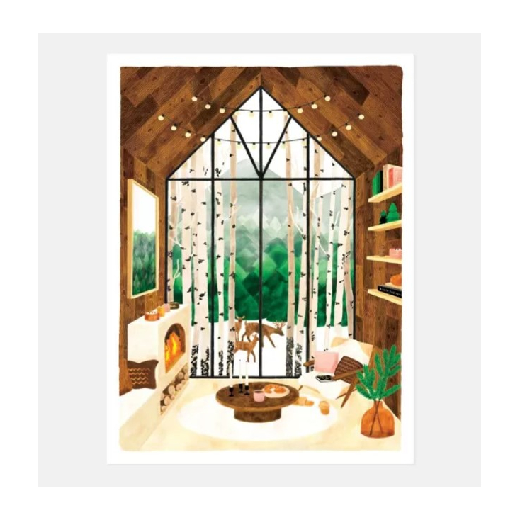 Affiche décorative - Large - Balcony - 50x70 cm