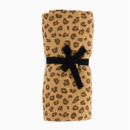 Foulard Bianca - Mini Léopard - Café