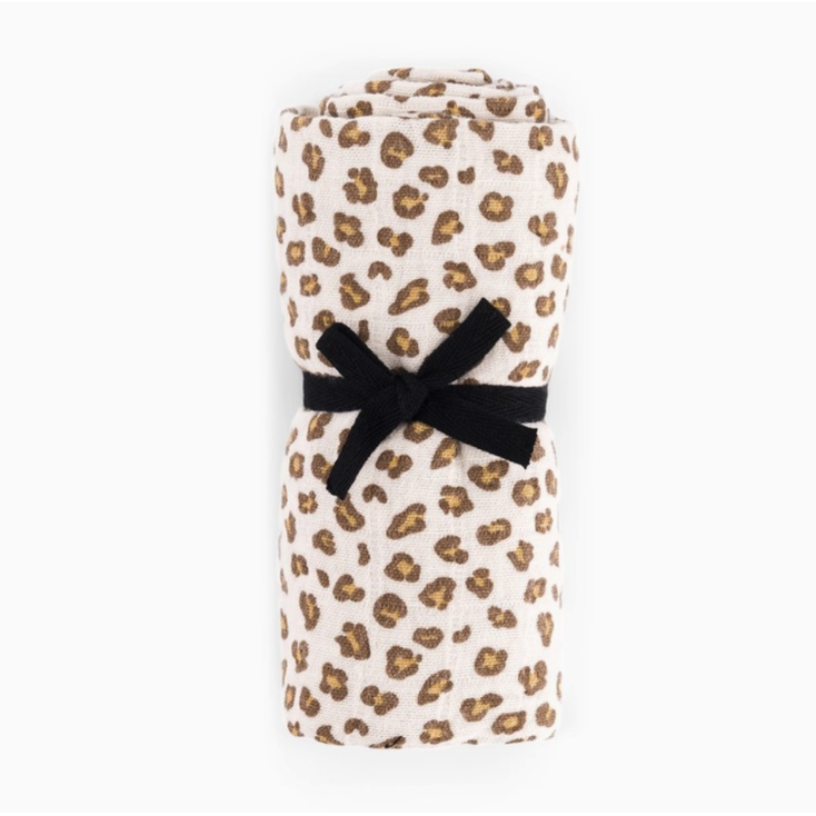 Foulard Bianca - Mini Léopard - greige