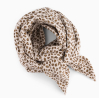 Foulard Bianca - Mini Léopard - greige