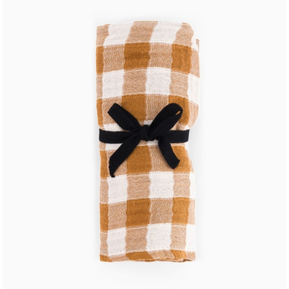 Foulard Bianca - Vichy - Caramel