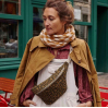 Foulard Bianca - Vichy - Caramel