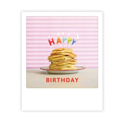 Carte postale Happy birthday candles ZG0443EN